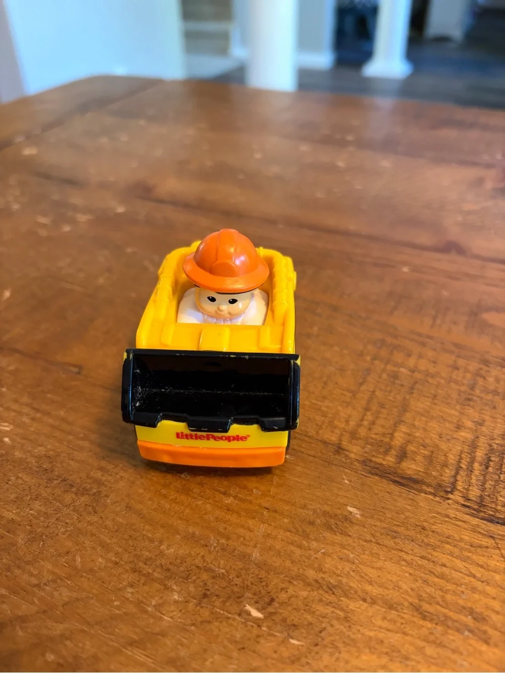 Fisher Price Little People bulldozer wheelie as is